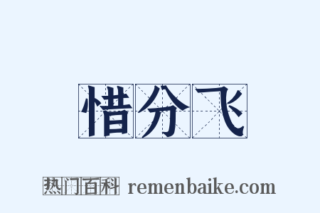 惜分飞是什么意思的图片